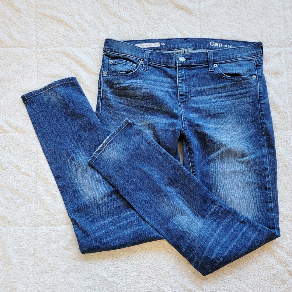 Gap Tall Girlfriend Straight Leg Jeans